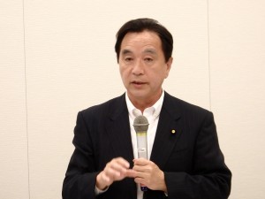 要請にコメントをする平野議員